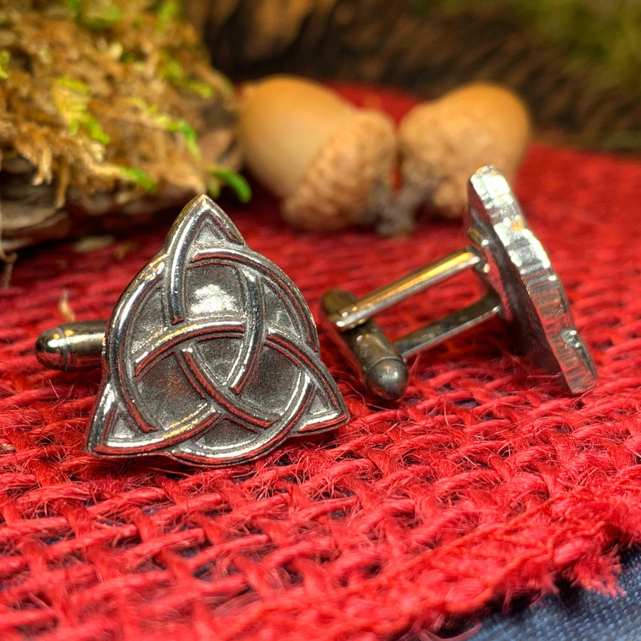 Trinity Knot Cuff Links, Celtic Jewelry, Irish Jewelry, Scotland Jewelry, Celtic Jewelry, Groom Gift, Best Man Gift, Anniversary Gift