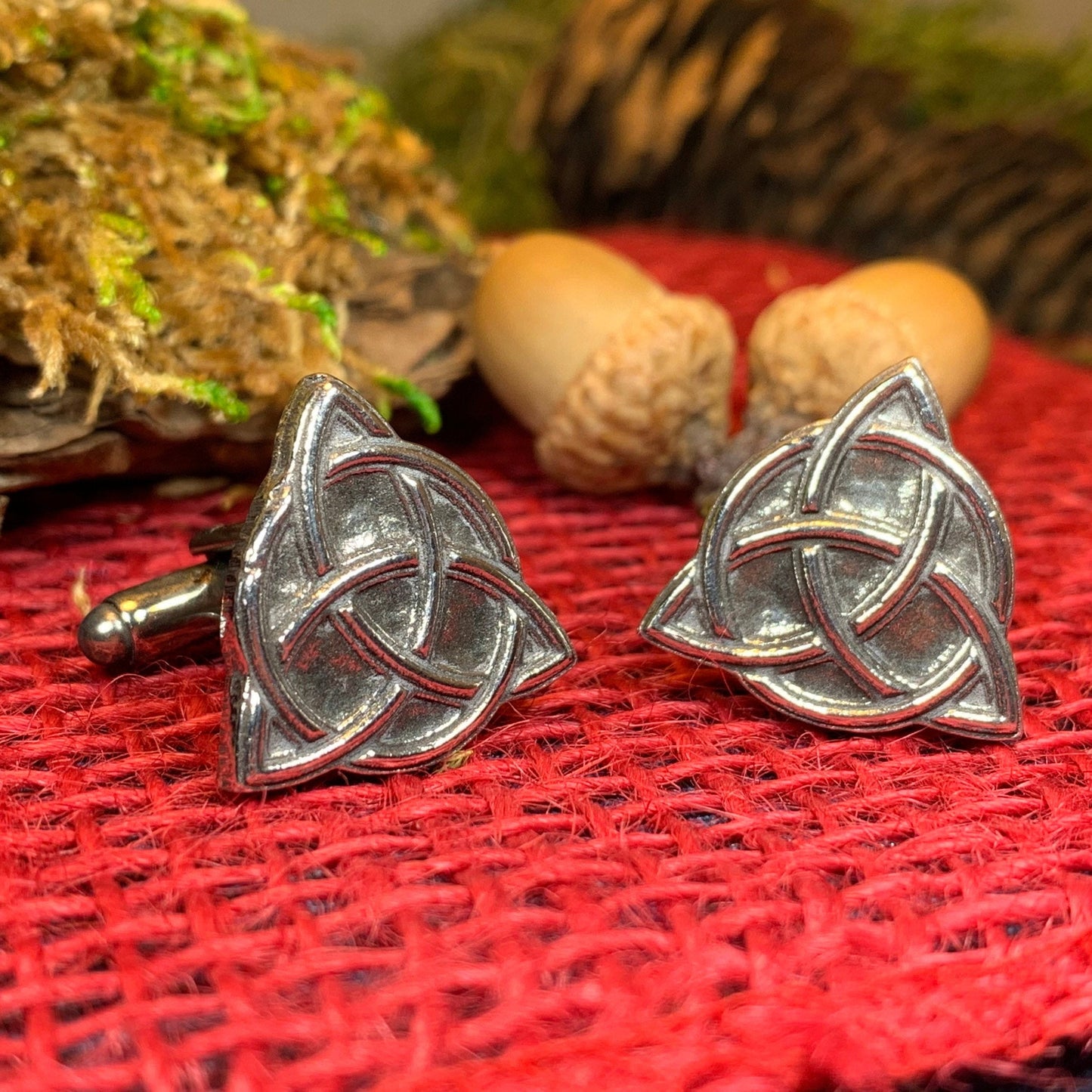 Trinity Knot Cuff Links, Celtic Jewelry, Irish Jewelry, Scotland Jewelry, Celtic Jewelry, Groom Gift, Best Man Gift, Anniversary Gift