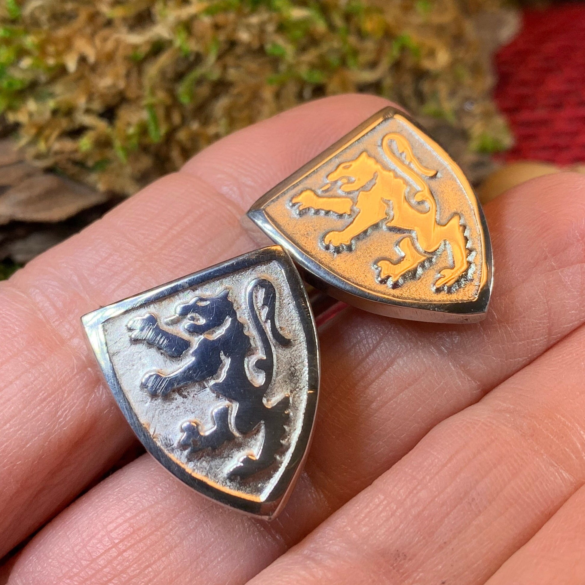 Scottish Lion Cufflinks - Handmade in Scotland — view 7