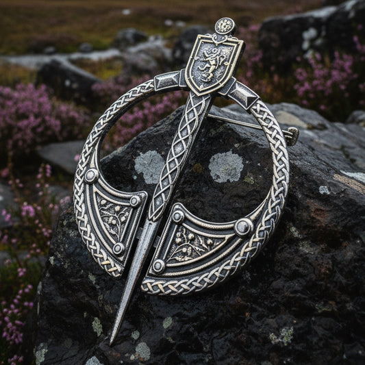 Scottish Lion Penannular Brooch — view 3