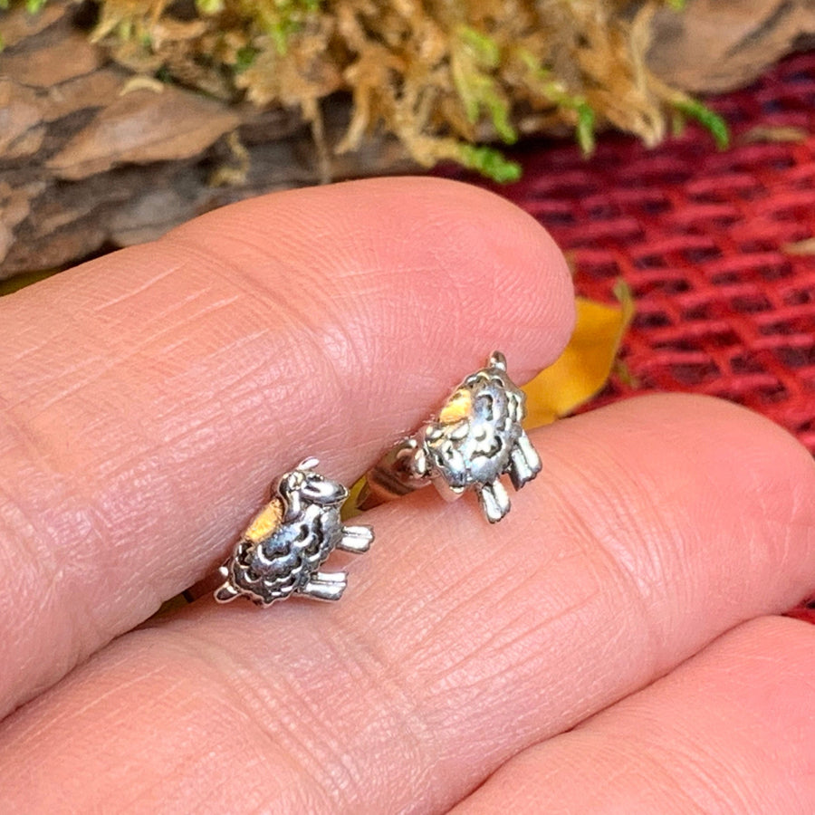 Sheep Earrings, Irish Jewelry, Lamb Jewelry, Nature Jewelry, Mom Gift, Animal Jewelry, Gift for Her, Animal Jewelry, Friend Gift, Wife Gift