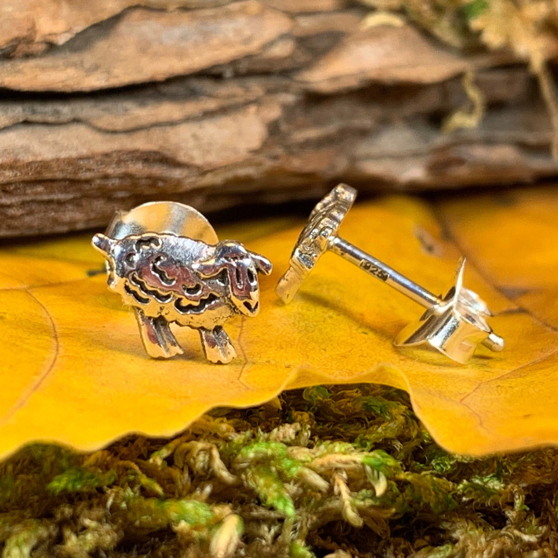 Sheep Earrings, Irish Jewelry, Lamb Jewelry, Nature Jewelry, Mom Gift, Animal Jewelry, Gift for Her, Animal Jewelry, Friend Gift, Wife Gift