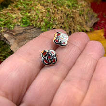 Load image into Gallery viewer, Celtic Knot Stud Earrings, Irish Jewelry, Celtic Jewelry, Anniversary Gift, Irish Dancer Gift, Norse Jewelry, Scottish Post Earrings
