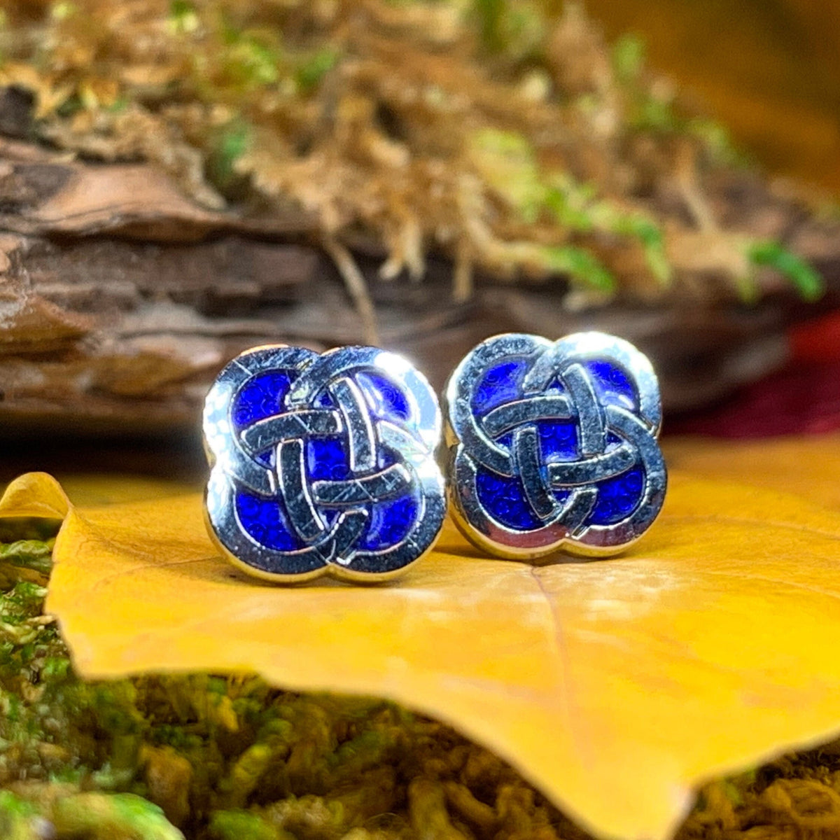 Dara Knot Stud Earrings — view 8
