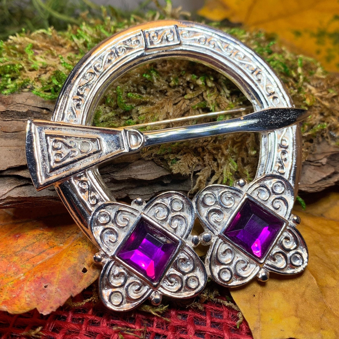 Bissette Celtic Knot Brooch in sterling silver