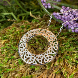 Celtic Knot Necklace, Ireland Jewelry, Irish Jewelry, Trinity Knot Pendant, Scottish Necklace, Anniversary Gift, Bridal Jewelry, Wife Gift