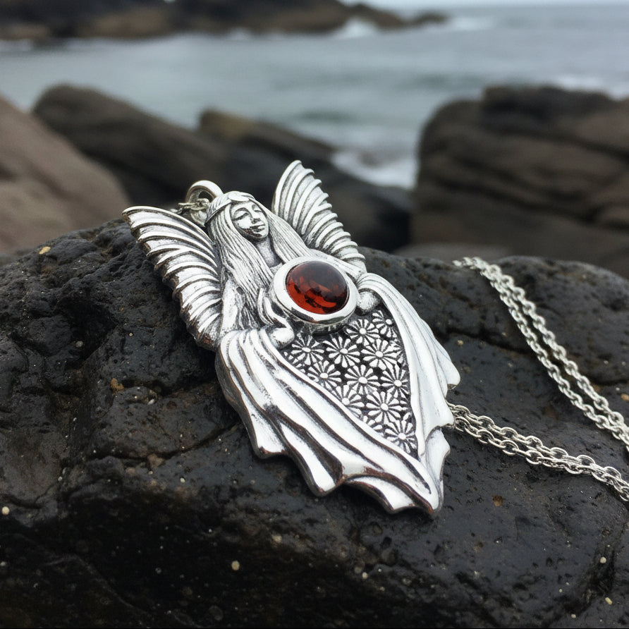 Fairy Necklace, Celtic Jewelry, Goddess Jewelry, Wiccan Jewelry, Anniversary Gift, Irish Jewelry, Elven Jewelry, Fantasy Gift, Wife Gift