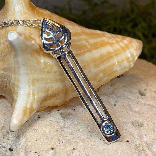Emilie Scottish Mackintosh Necklace in Sterling Silver — view 3