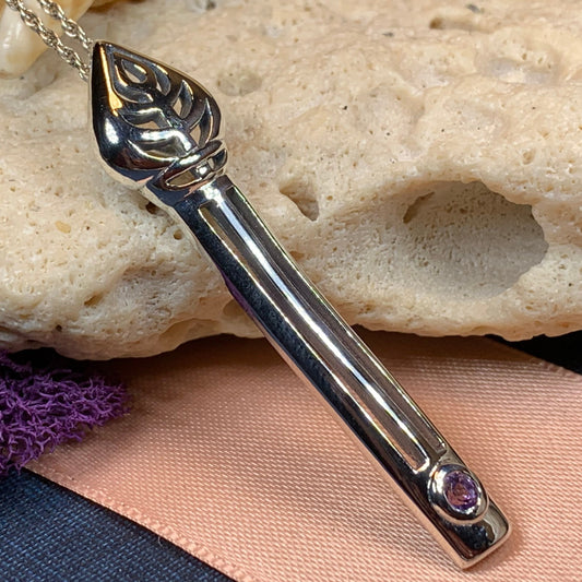 Emilie Scottish Mackintosh Necklace in Sterling Silver — view 13