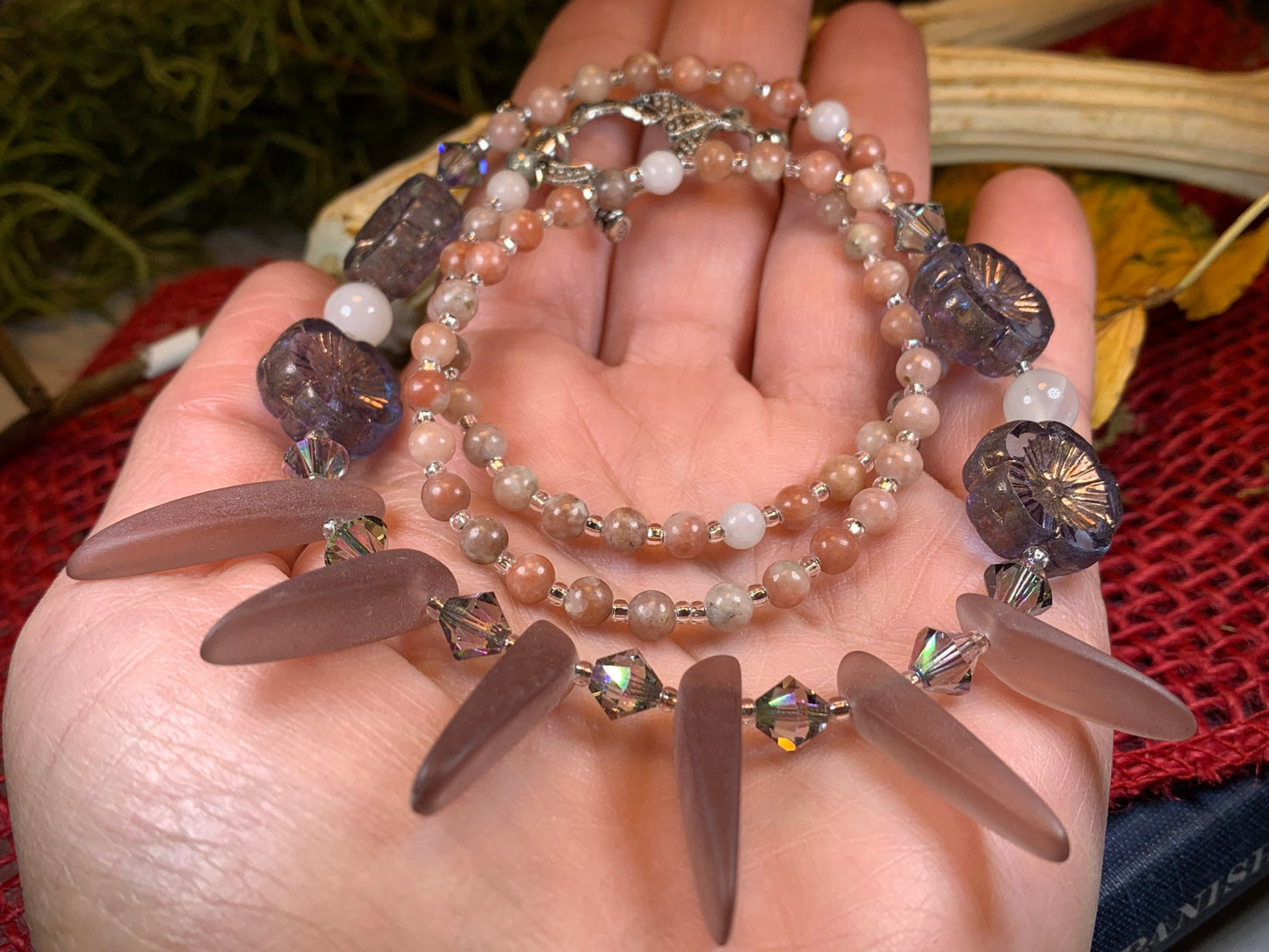 Highland Sunrise Crystal Necklace — view 7