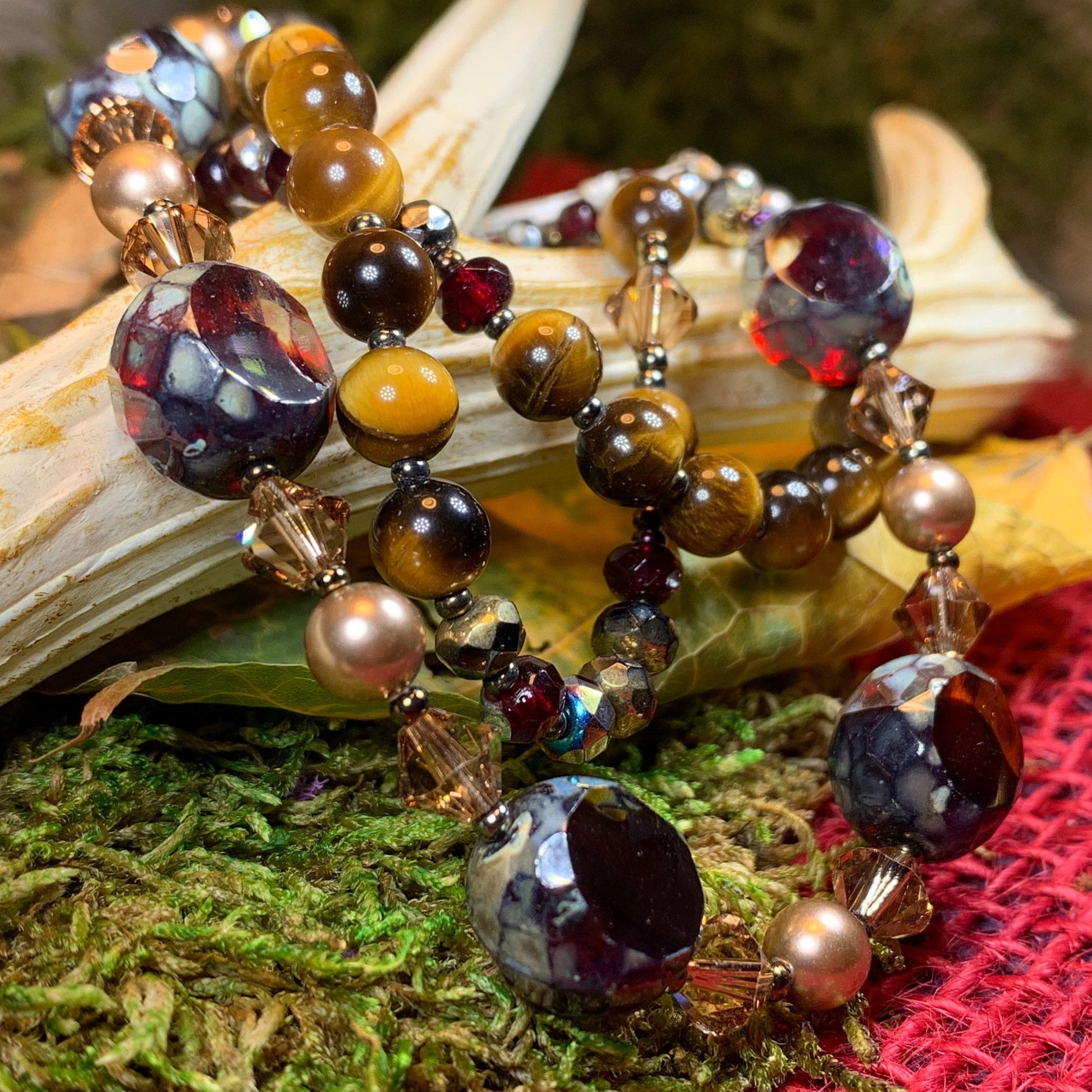 Highland Sunset Tiger's Eye Necklace — view 4