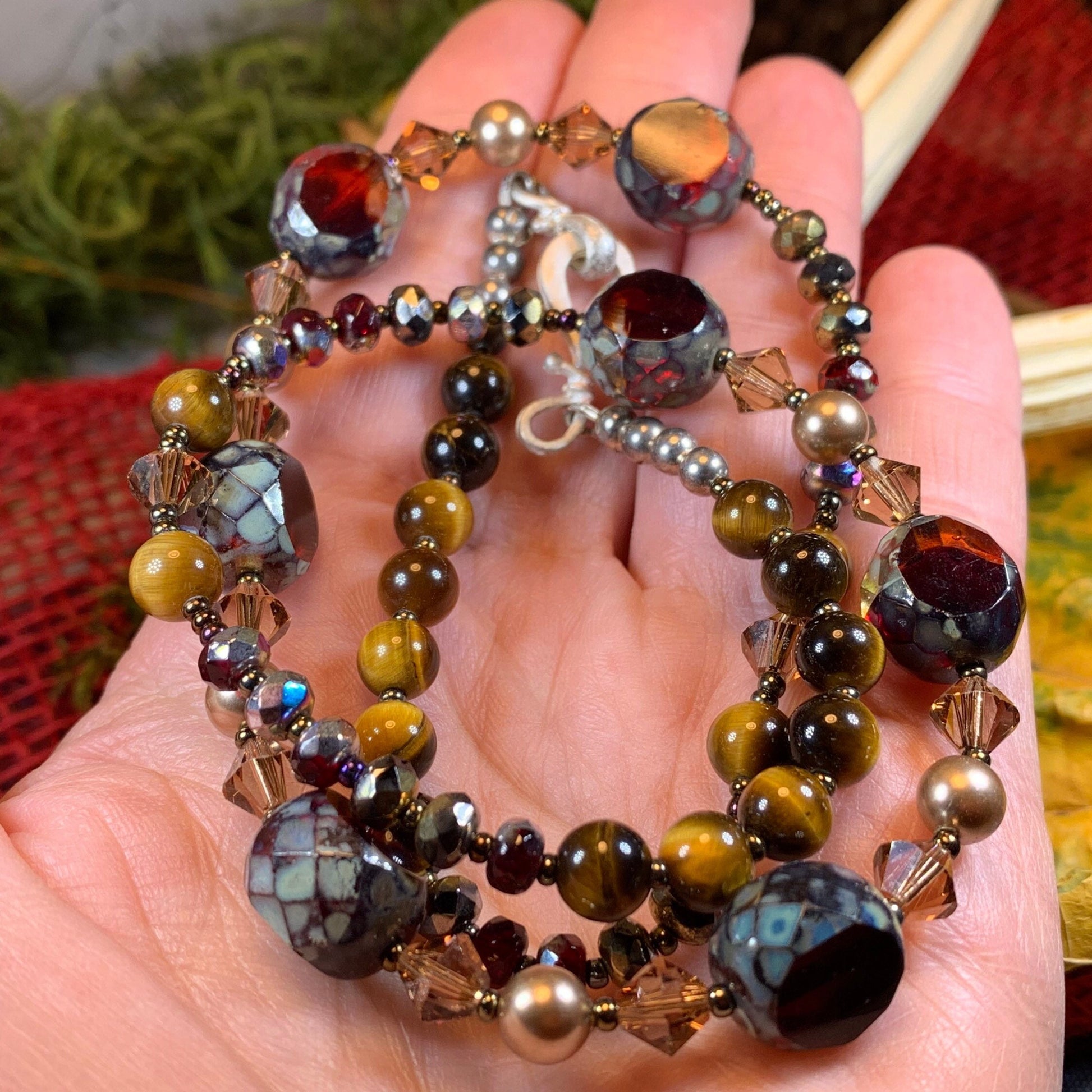 Highland Sunset Tiger's Eye Necklace — view 8