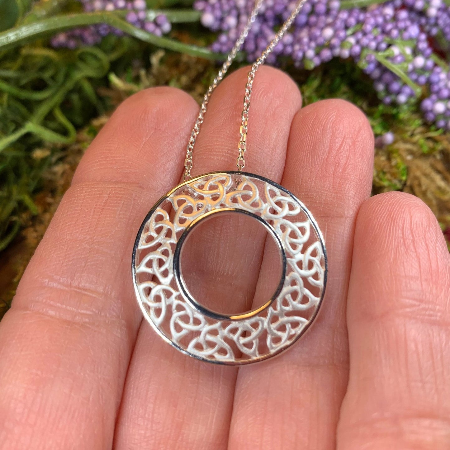 Forever Celtic Knot Necklace - Made in Ireland — view 7