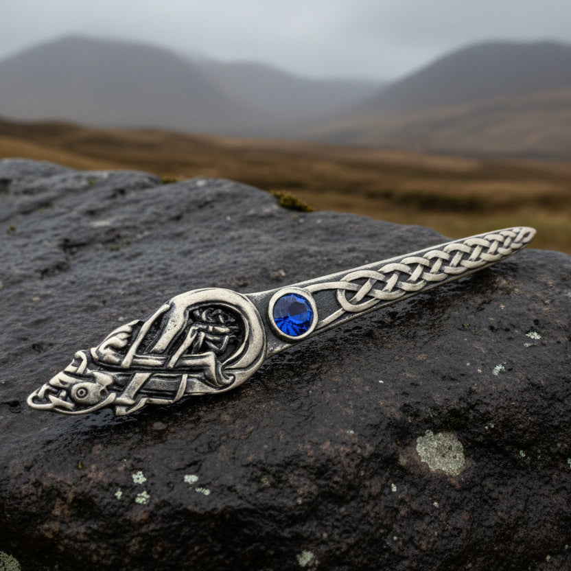 Celtic Dog Kilt Pin - Handmade in Scotland — view 5