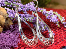 Load image into Gallery viewer, Celtic Earrings, Celtic Jewelry, Irish Jewelry, Bridal Jewelry, Anniversary Gift, Mom Gift, Wife Gift, Ireland Gift, Scotland Jewelry
