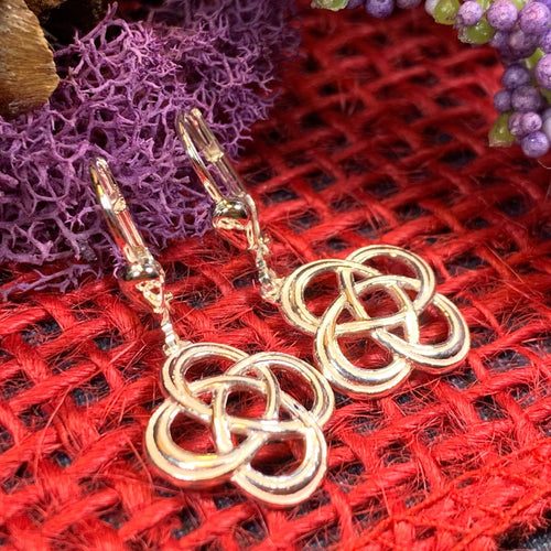 Celtic Earrings, Celtic Jewelry, Irish Jewelry, Bridal Jewelry, Anniversary Gift, Mom Gift, Wife Gift, Ireland Gift, Scotland Jewelry