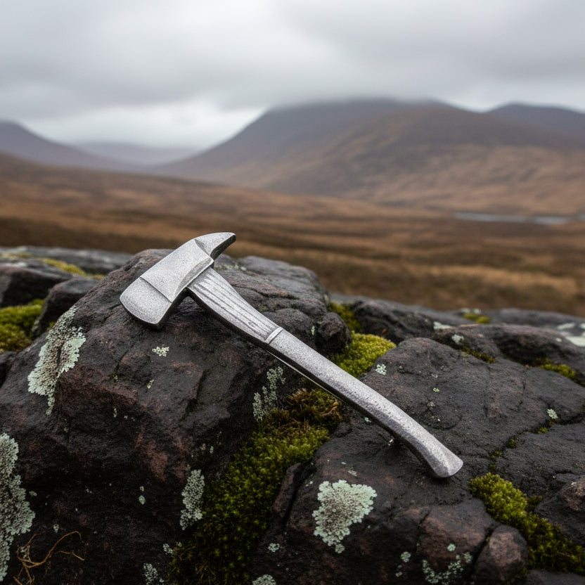 Fireman's Axe Kilt Pin - Handmade in Scotland — view 6
