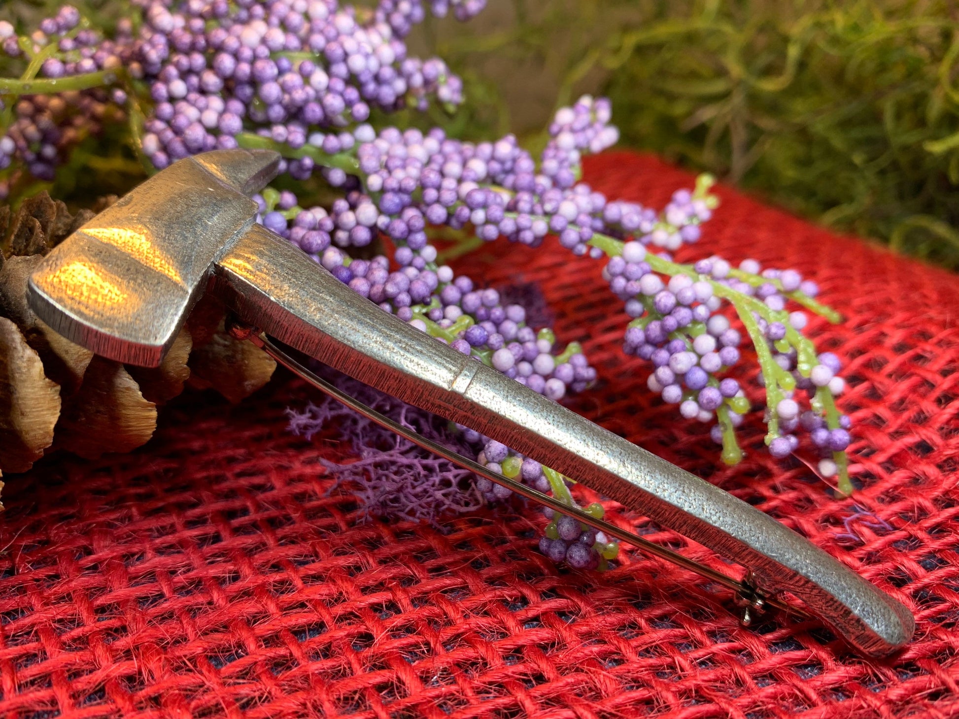 Fireman's Axe Kilt Pin - Handmade in Scotland — view 5