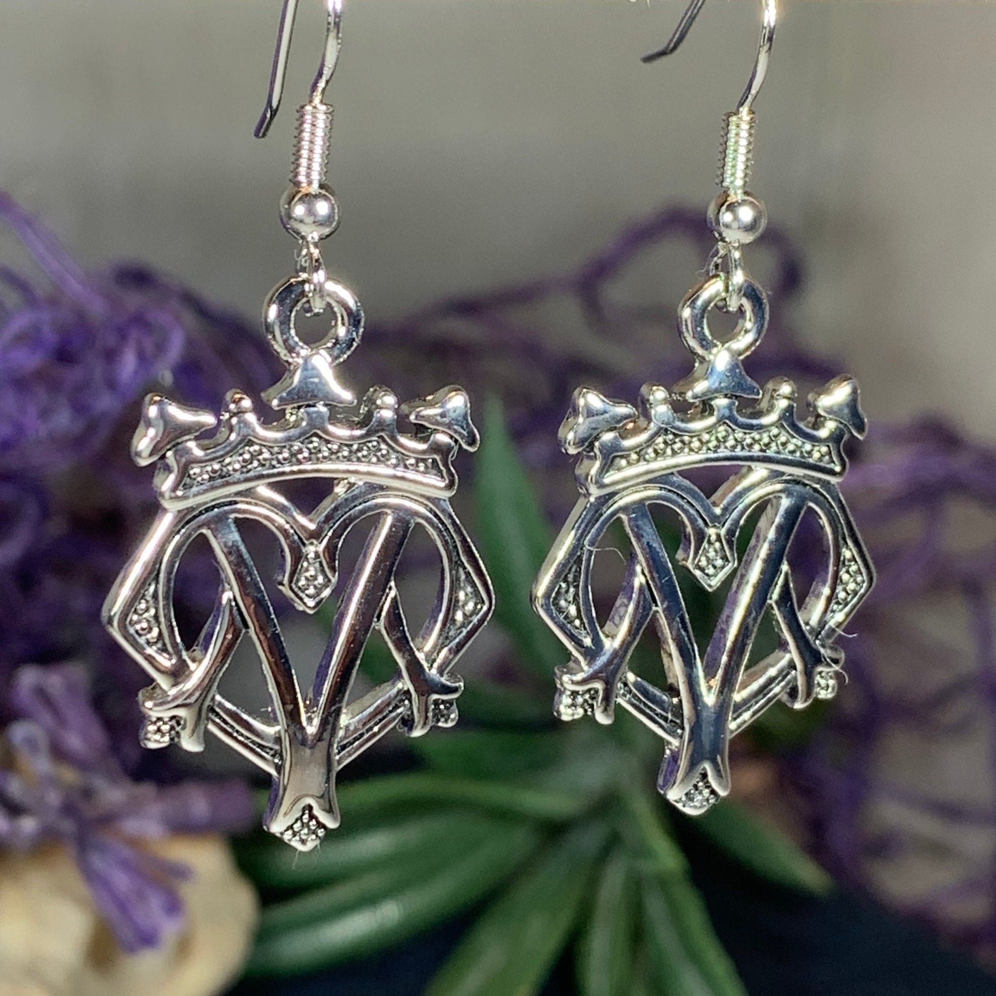 Luckenbooth Earrings, Scotland Earrings, Anniversary Gift, Heart Jewelry, Friend Gift, Girlfriend Jewelry, Celtic Jewelry, Outlander Jewelry