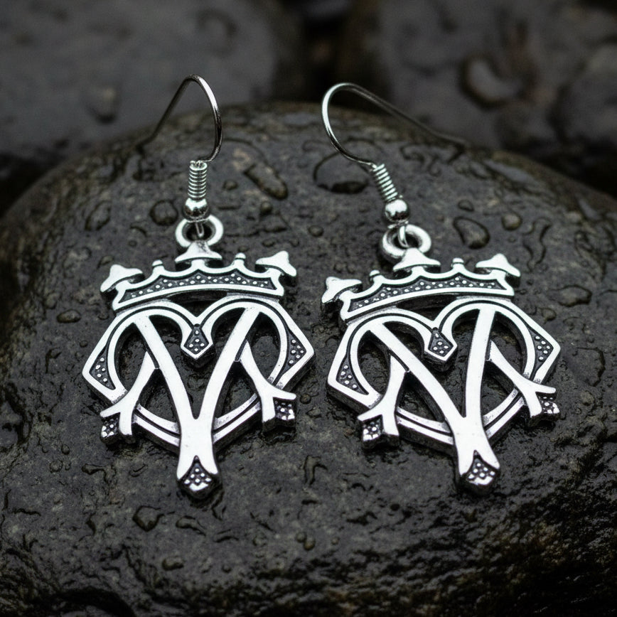 Luckenbooth Earrings, Scotland Earrings, Anniversary Gift, Heart Jewelry, Friend Gift, Girlfriend Jewelry, Celtic Jewelry, Outlander Jewelry
