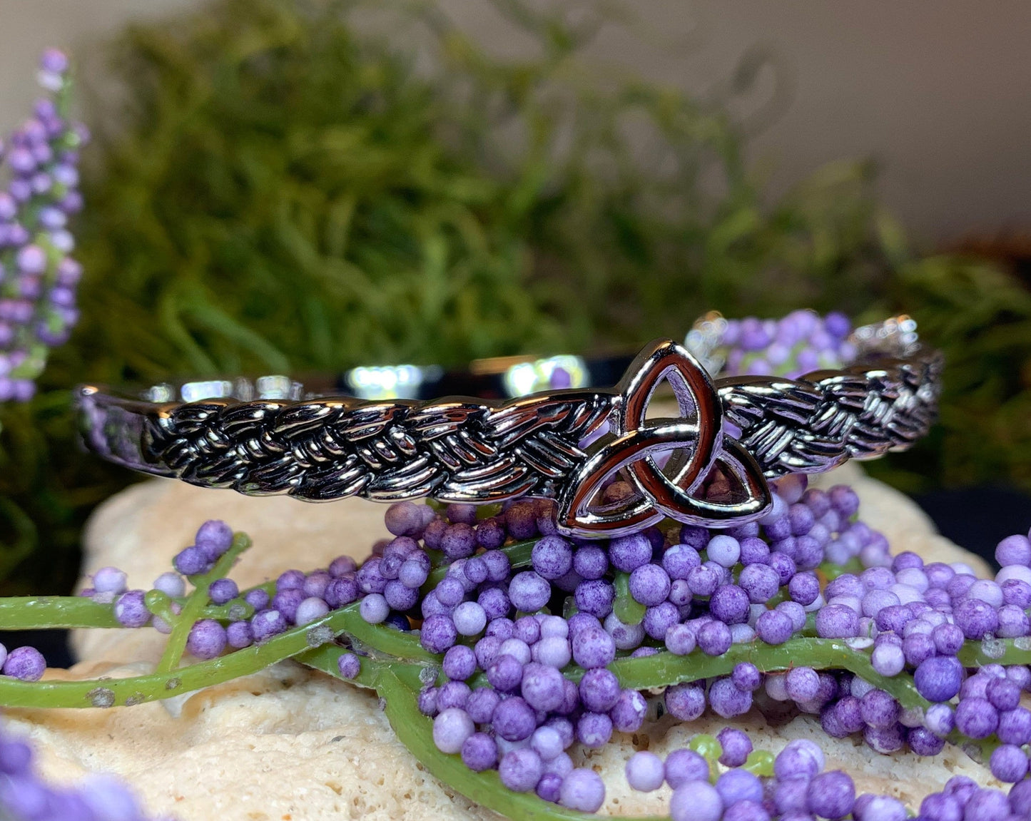 Trinity Knot Bangle Bracelet — view 8