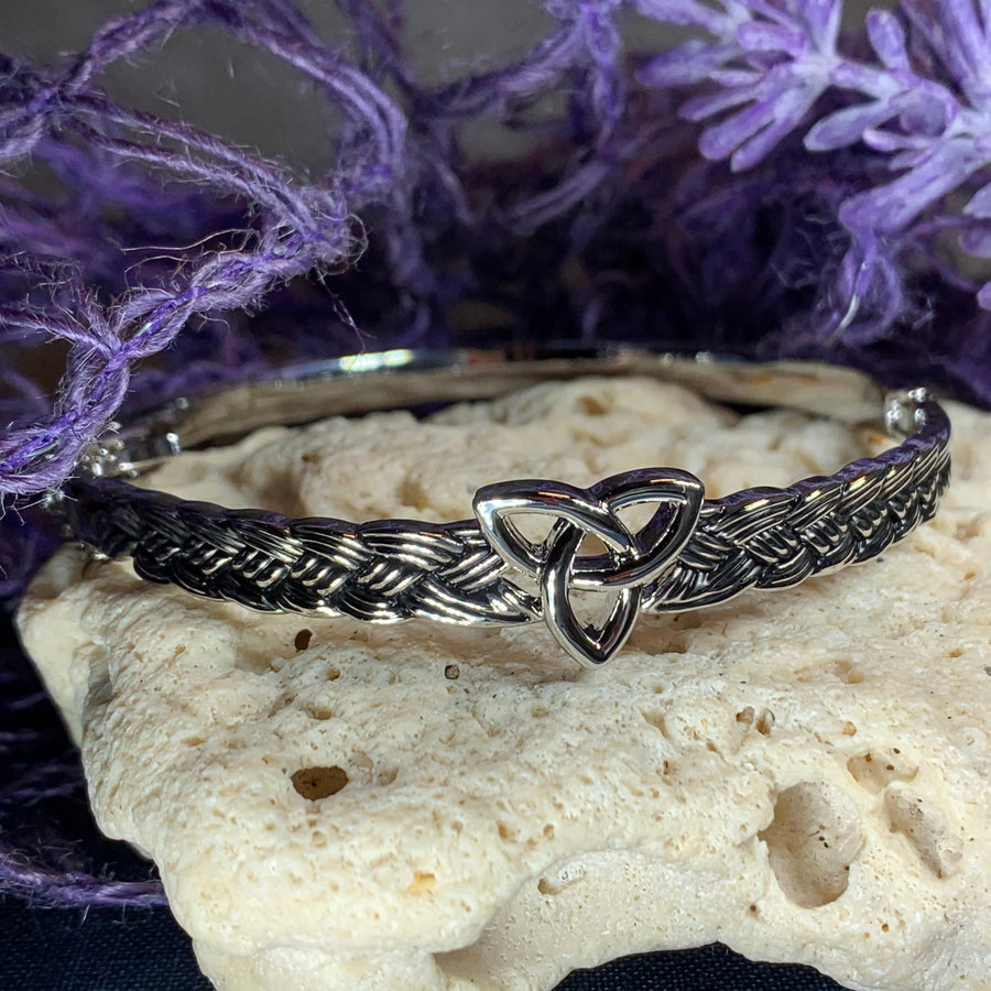 Trinity Knot Bracelet, Celtic Jewelry, Irish Jewelry, Wiccan Jewelry, Pagan Jewelry, Ireland Gift, Wife Gift, Mom Gift, Triquetra Bracelet