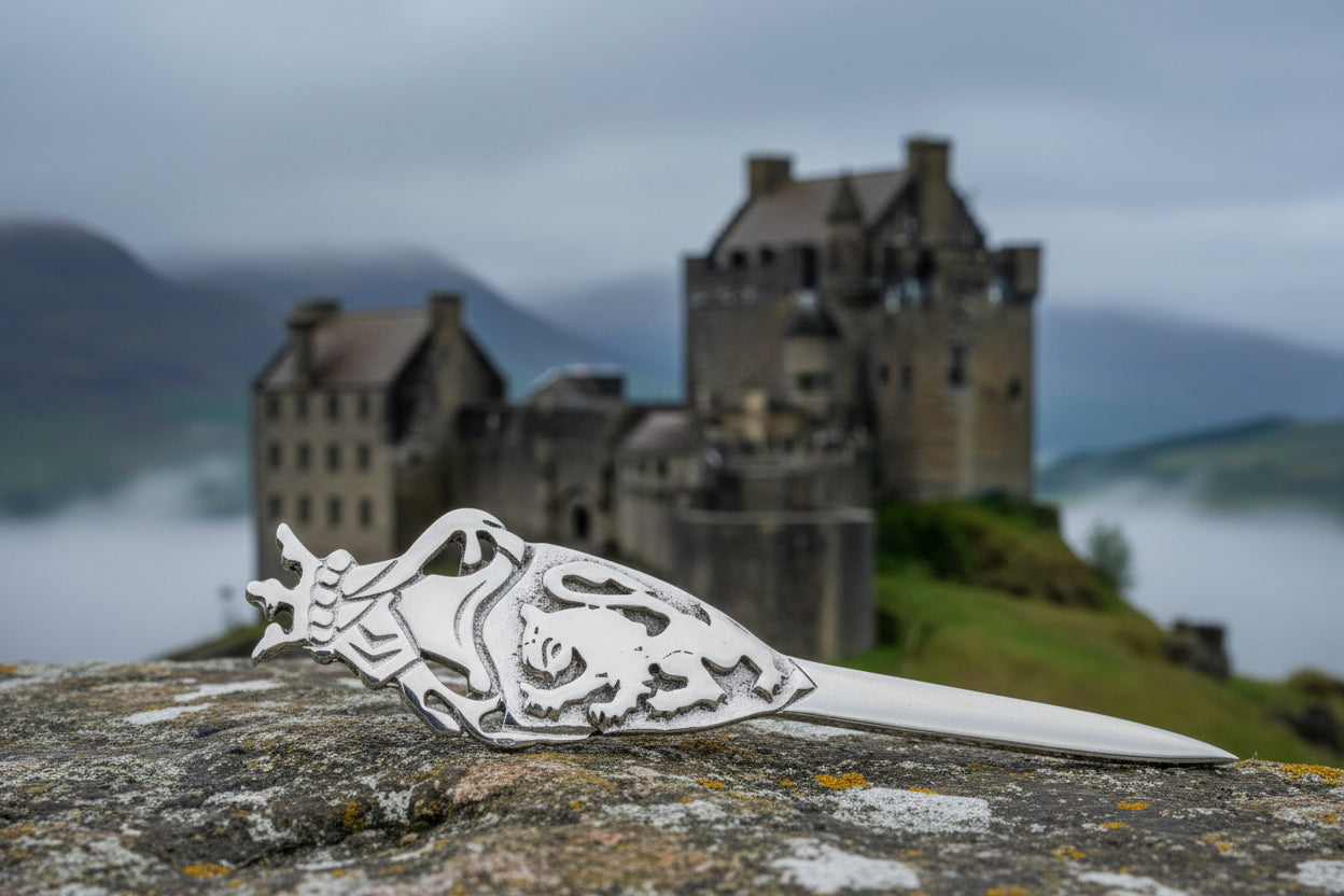 Lion Sword Kilt Pin, Celtic Jewelry, Scotland Jewelry, Groom Gift, Bagpiper Gift, Dad Gift, Gift for Him, Fireman Gift, Police Gift