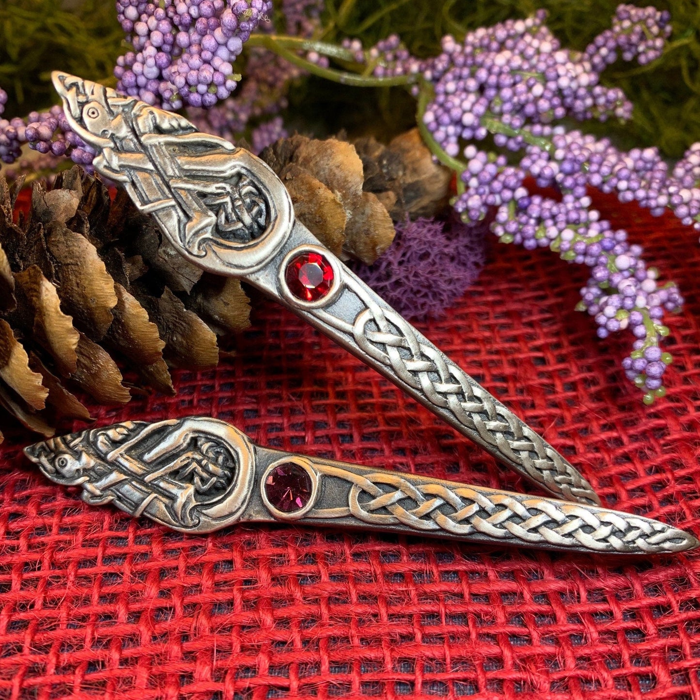 Celtic Dog Kilt Pin - Handmade in Scotland — view 6