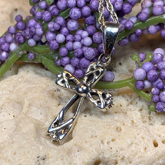 Celtic Cross Necklace, Irish Jewelry, Celtic Jewelry, First Communion Gift, Confirmation Gift, Irish Cross, Religious Jewelry, Mom Gift