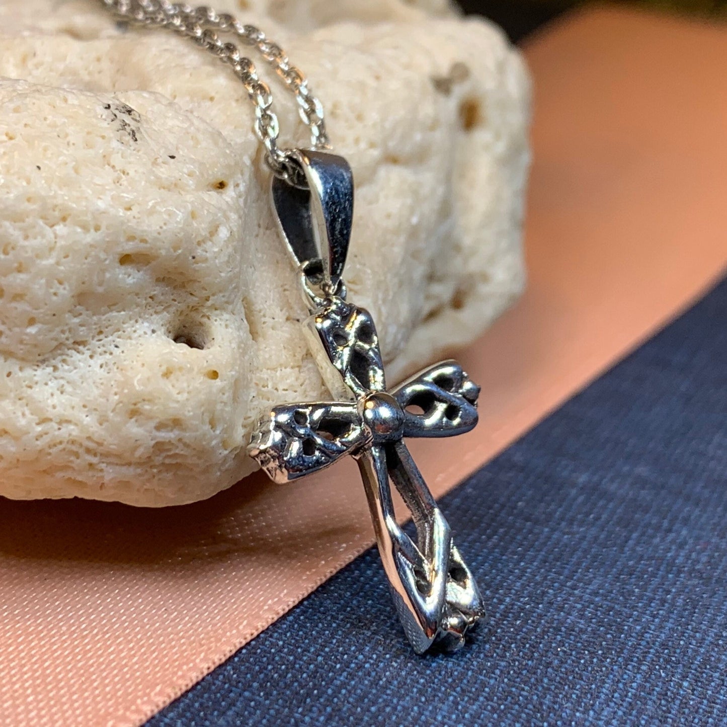Purity Celtic Cross Necklace — view 7