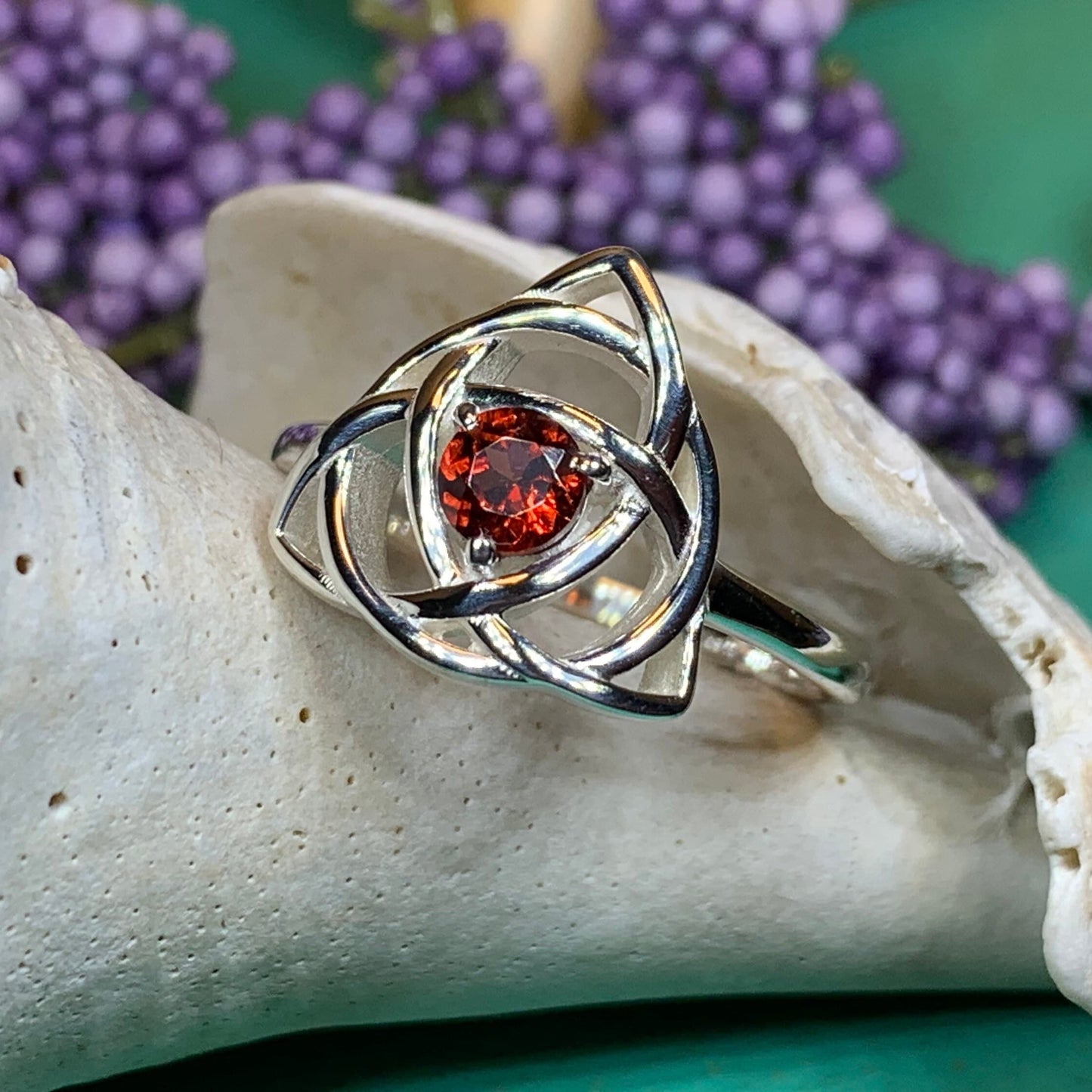 Lorinda Celtic Knot Ring — view 3