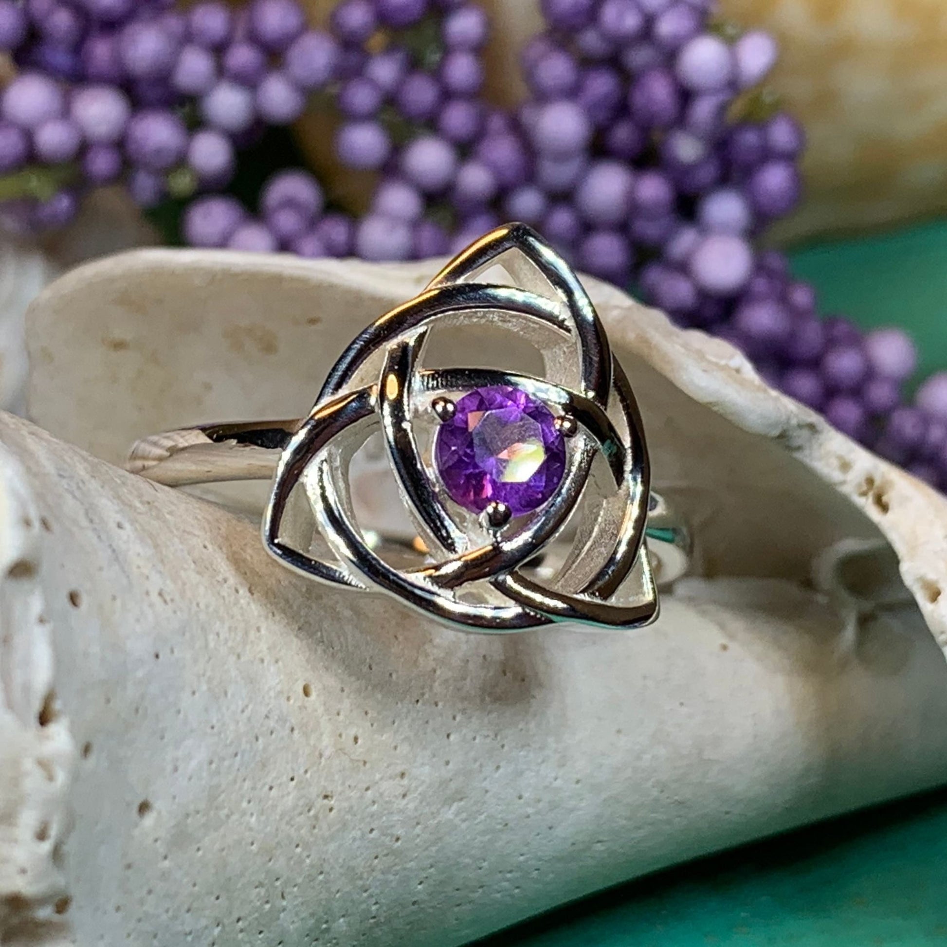 Lorinda Celtic Knot Ring — view 6