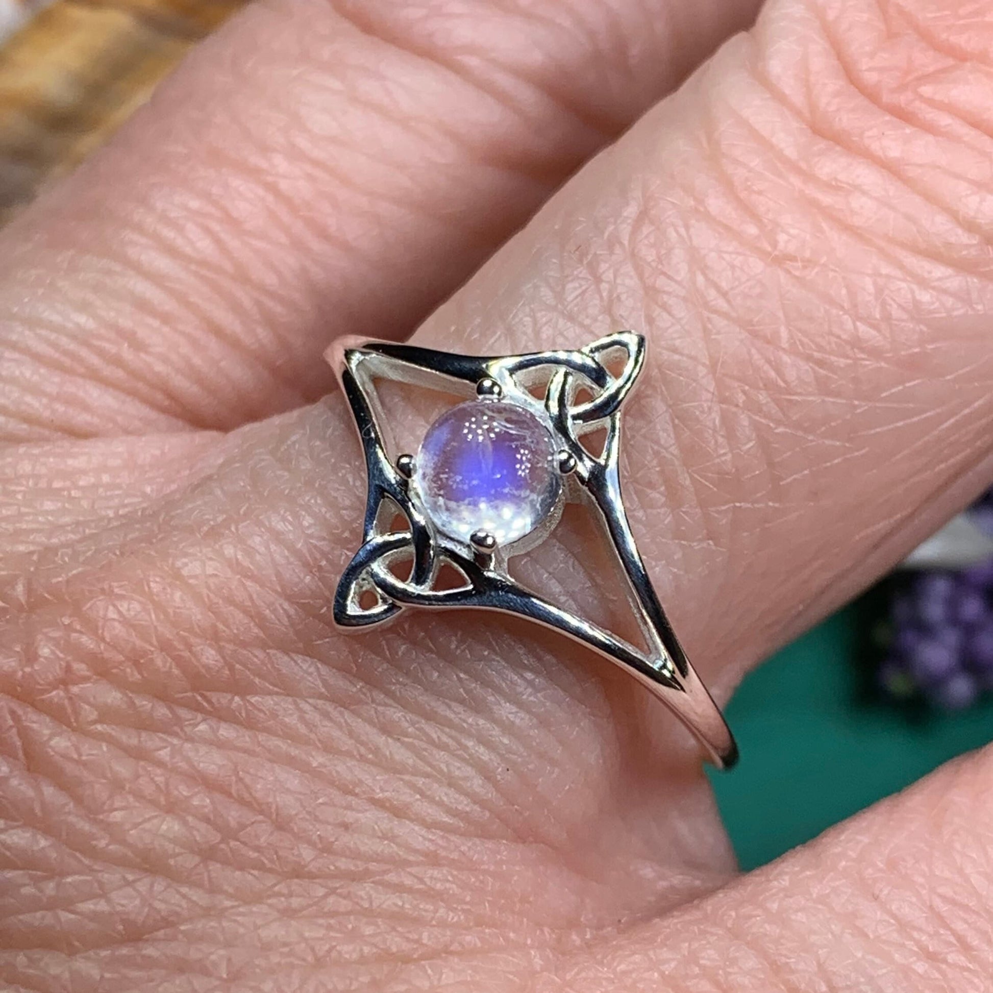 Rina Moonstone Ring — view 6