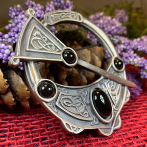 Celtic Brooch, Irish Pennanular Pin, Irish Jewelry, Tara Brooch, Celtic Pin, Ireland Gift, Plaid Pin, Tartan Pin, Wiccan Jewelry, Scarf Pin