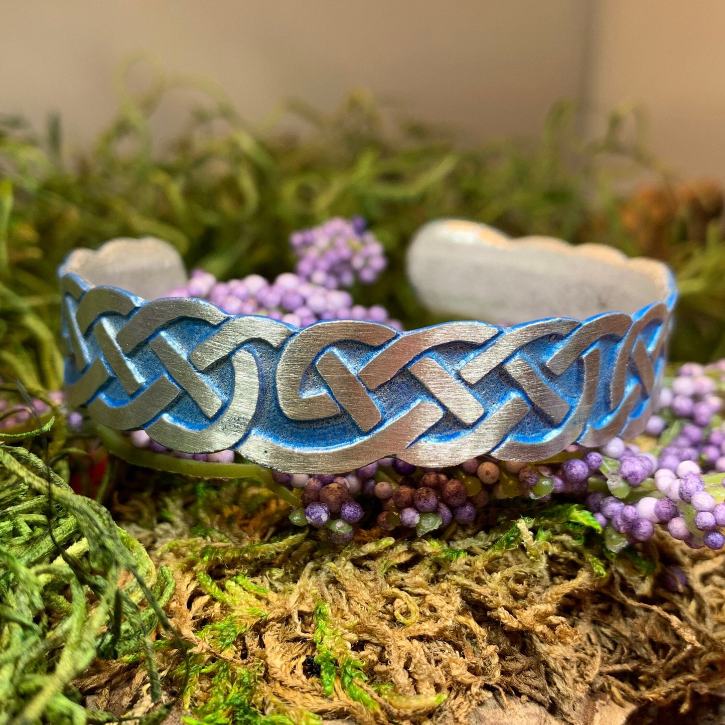 Evermore Celtic Knot Bracelet in pewter