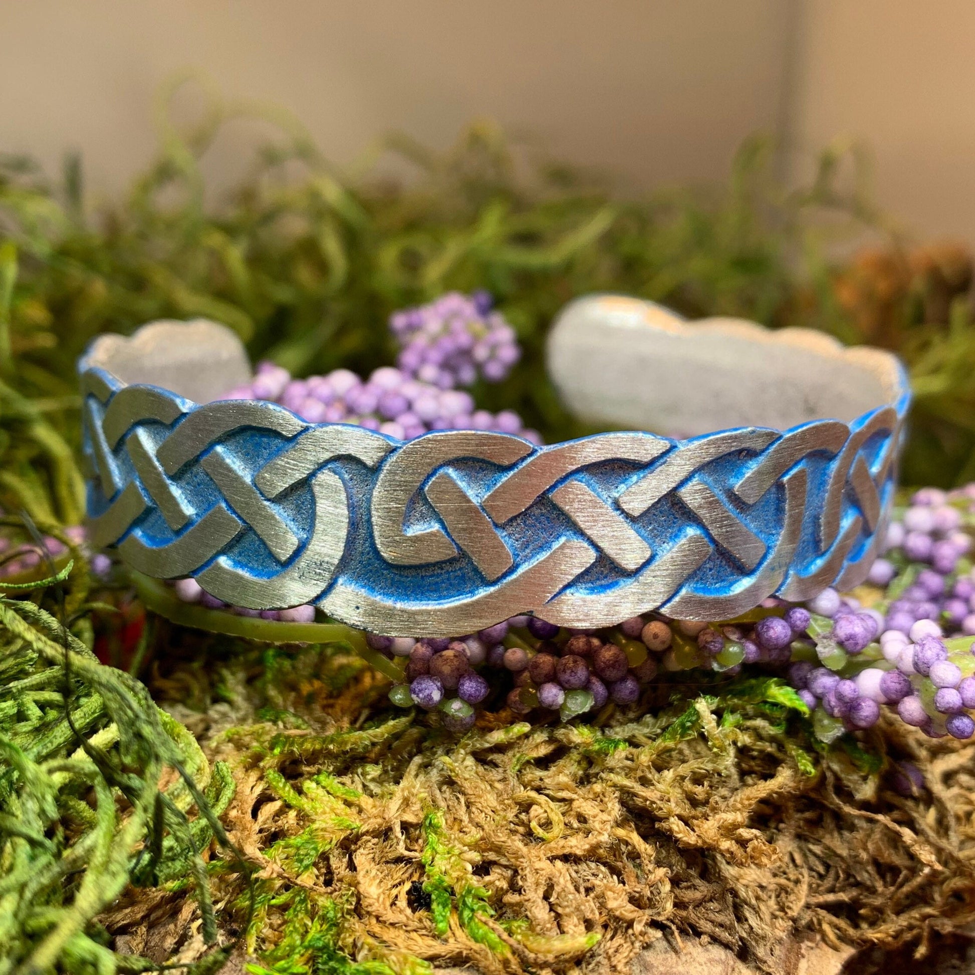 Evermore Celtic Knot Bracelet in pewter