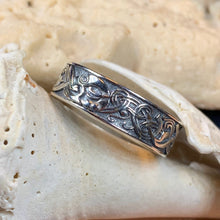 Load image into Gallery viewer, Celtic Raven Ring, Celtic Ring, Promise Ring, Silver Boho Ring, Irish Ring, Irish Dance Gift, Anniversary Gift, Ireland Ring, Wiccan Ring

