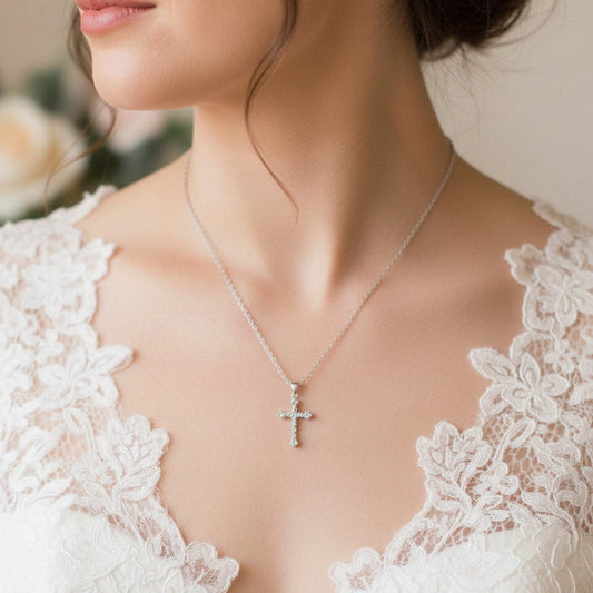 Cathedral Celtic Cross Necklace — view 3