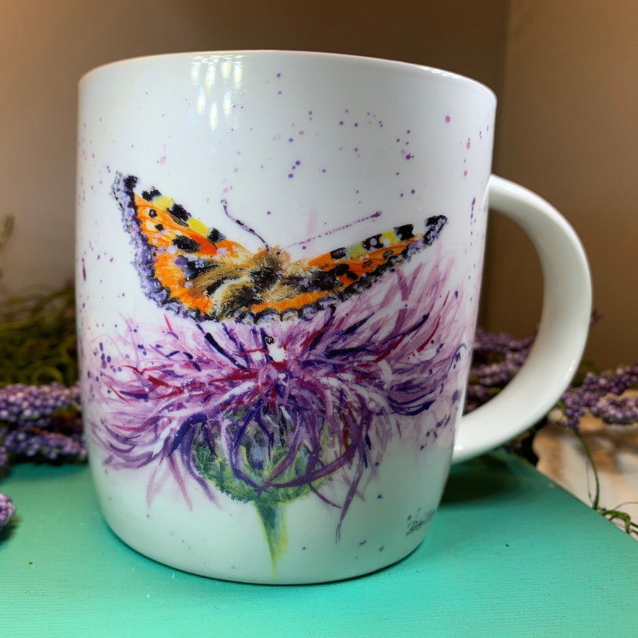 Thistle Mug, Scotland Gift, Scottish Thistle Mug, Ceramic Mug, Outlander Gift, Coffee Mug Gift, Mom Gift, Dad Gift, Wife Gift, Gift for her