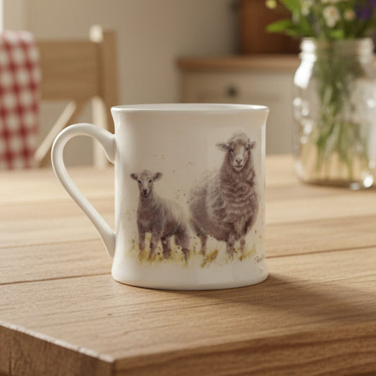Irish Sheep Mug, Coffee Cup, Sheep Lover Gift, Ceramic Mug, Ireland Gift, Tea Cup, Coffee Mug Gift, Mom Gift, Sister Gift, Wife Gift
