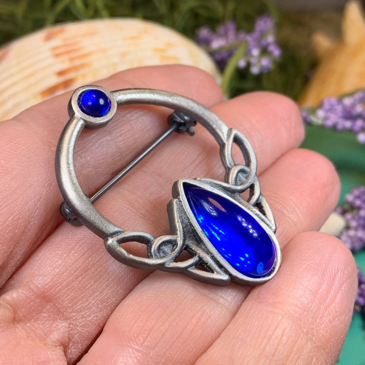 Fiona Celtic Knot Brooch - Handmade in Scotland — view 8