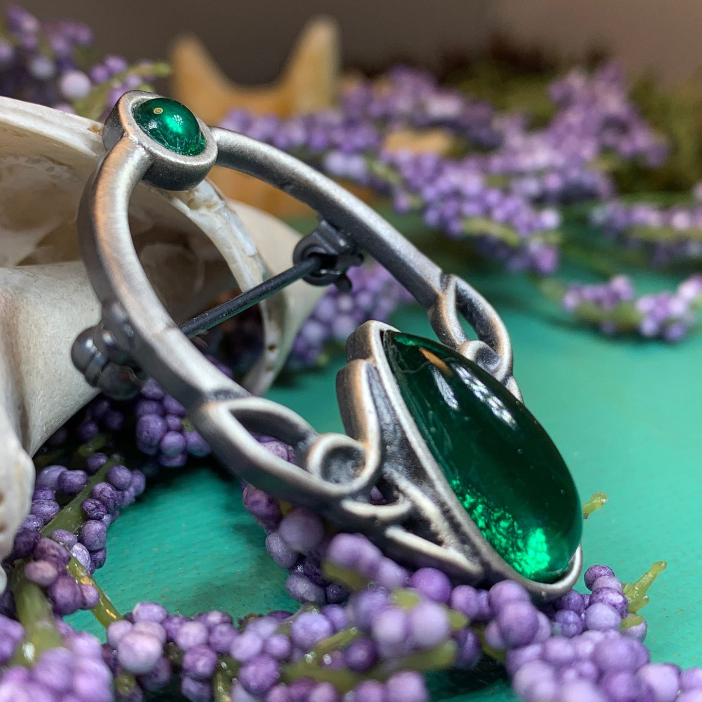 Fiona Celtic Knot Brooch - Handmade in Scotland — view 3