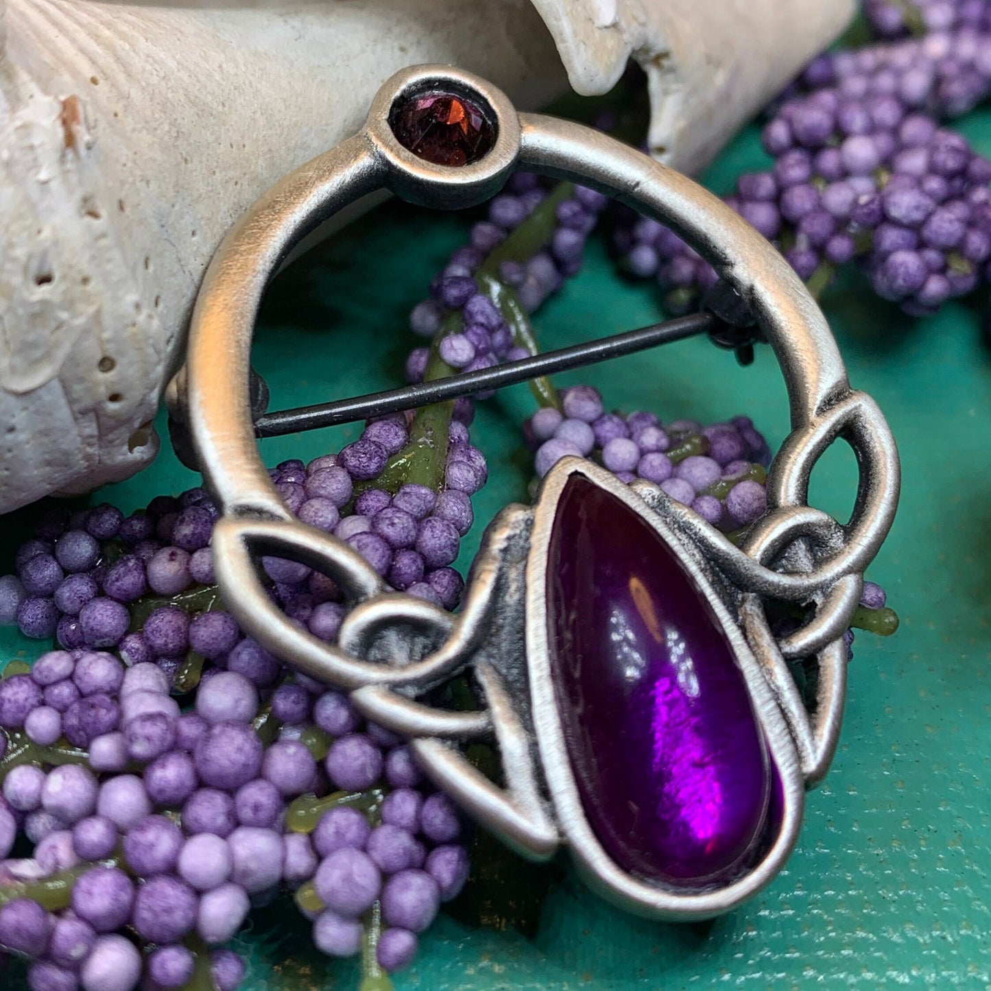 Fiona Celtic Knot Brooch - Handmade in Scotland — view 10