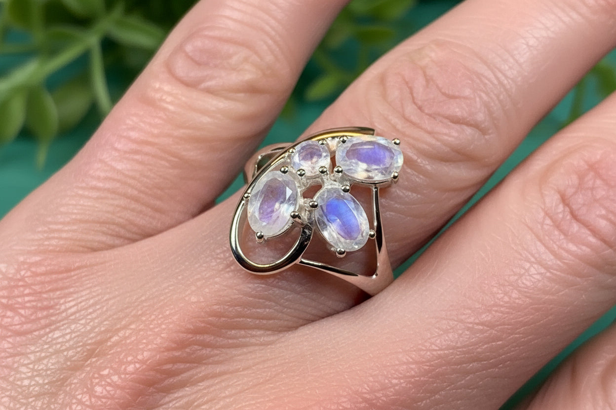 Talia Moonstone Ring — view 8