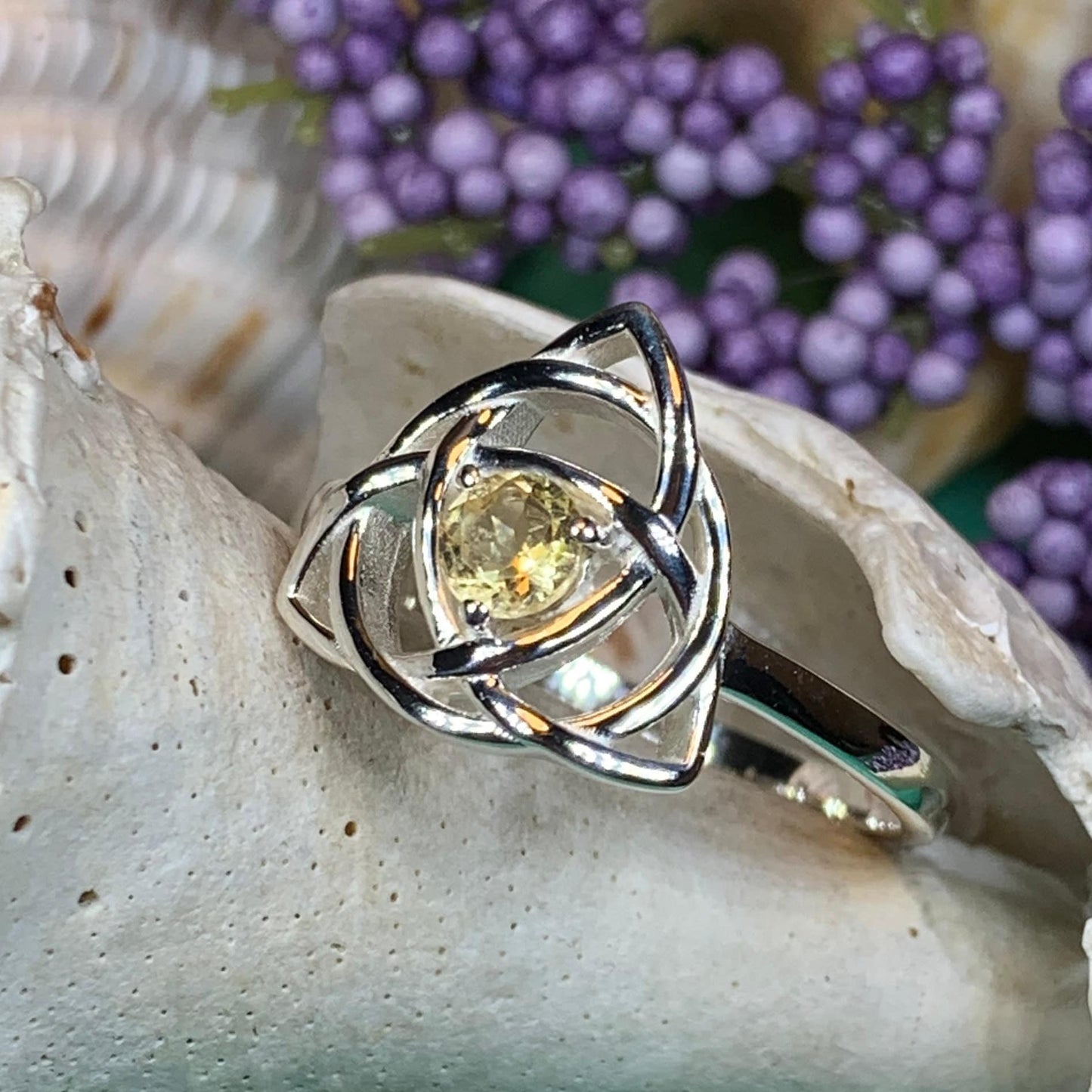 Lorinda Celtic Knot Ring — view 8
