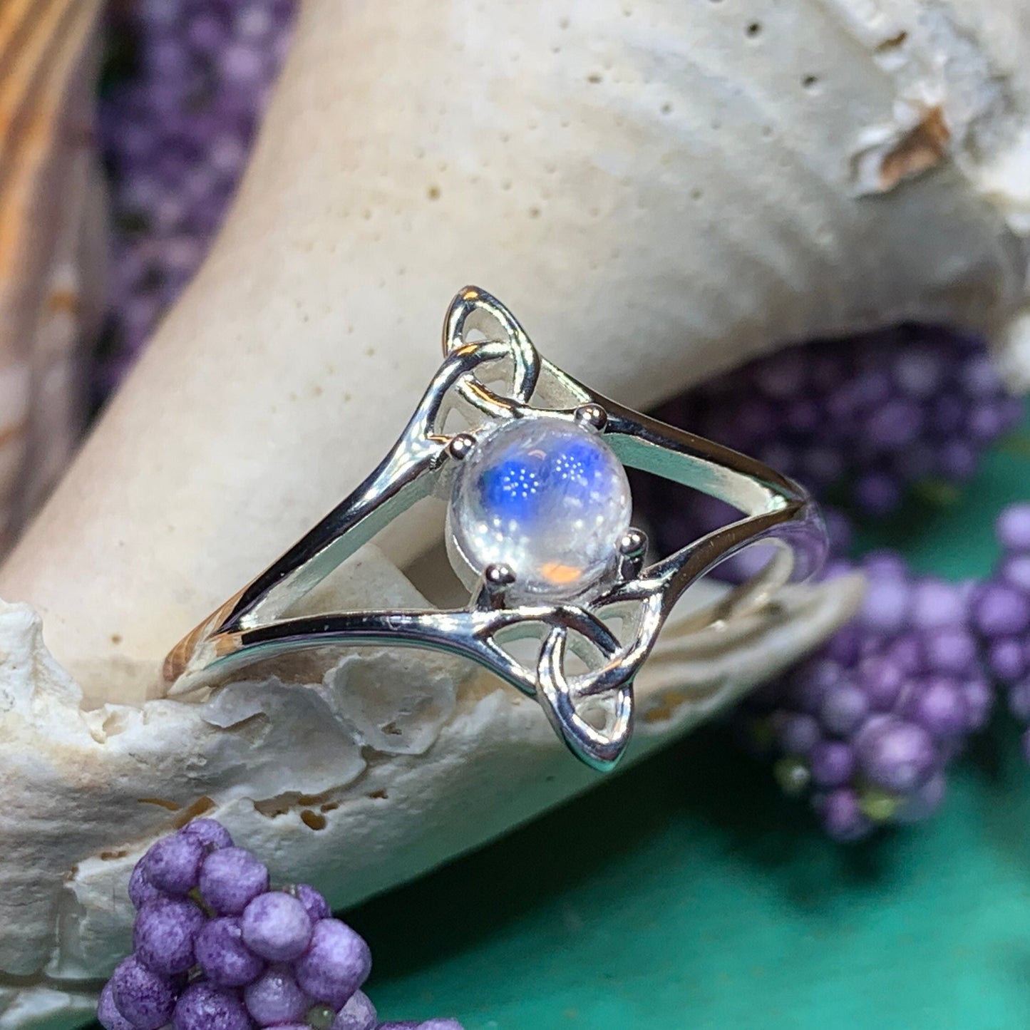 Rina Moonstone Ring — view 3