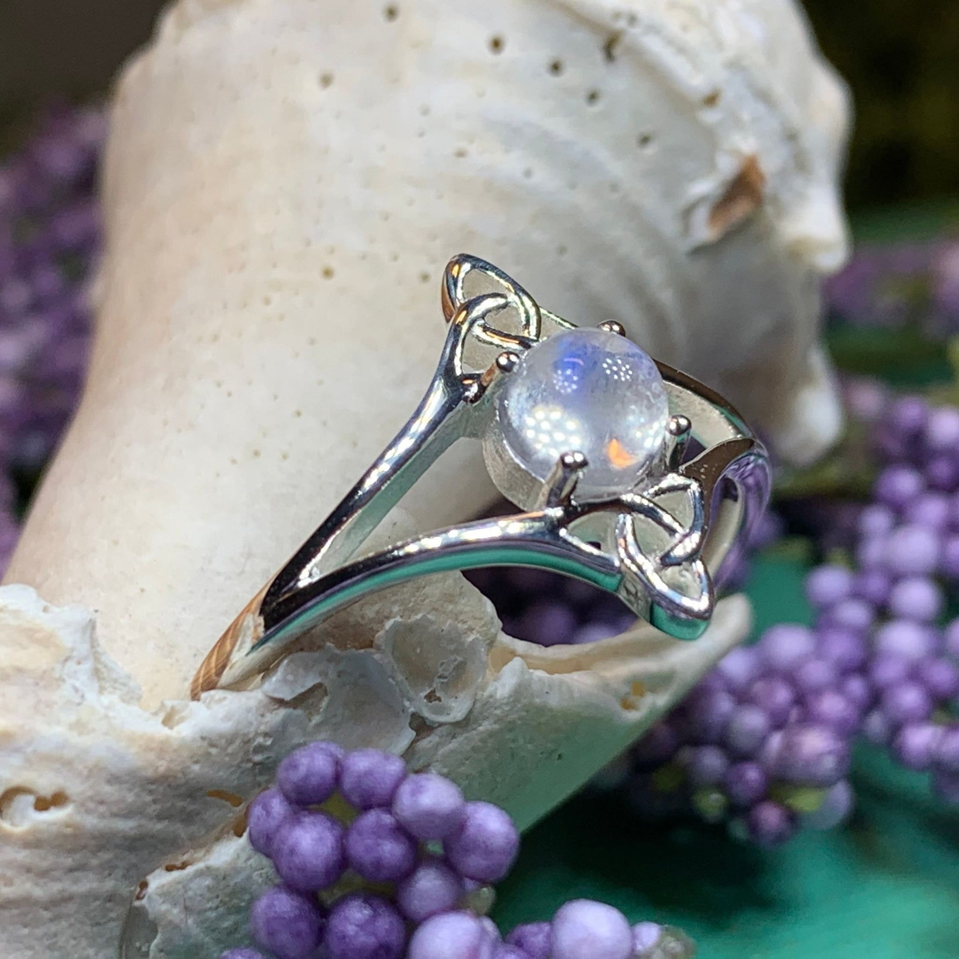 Rina Moonstone Ring — view 5