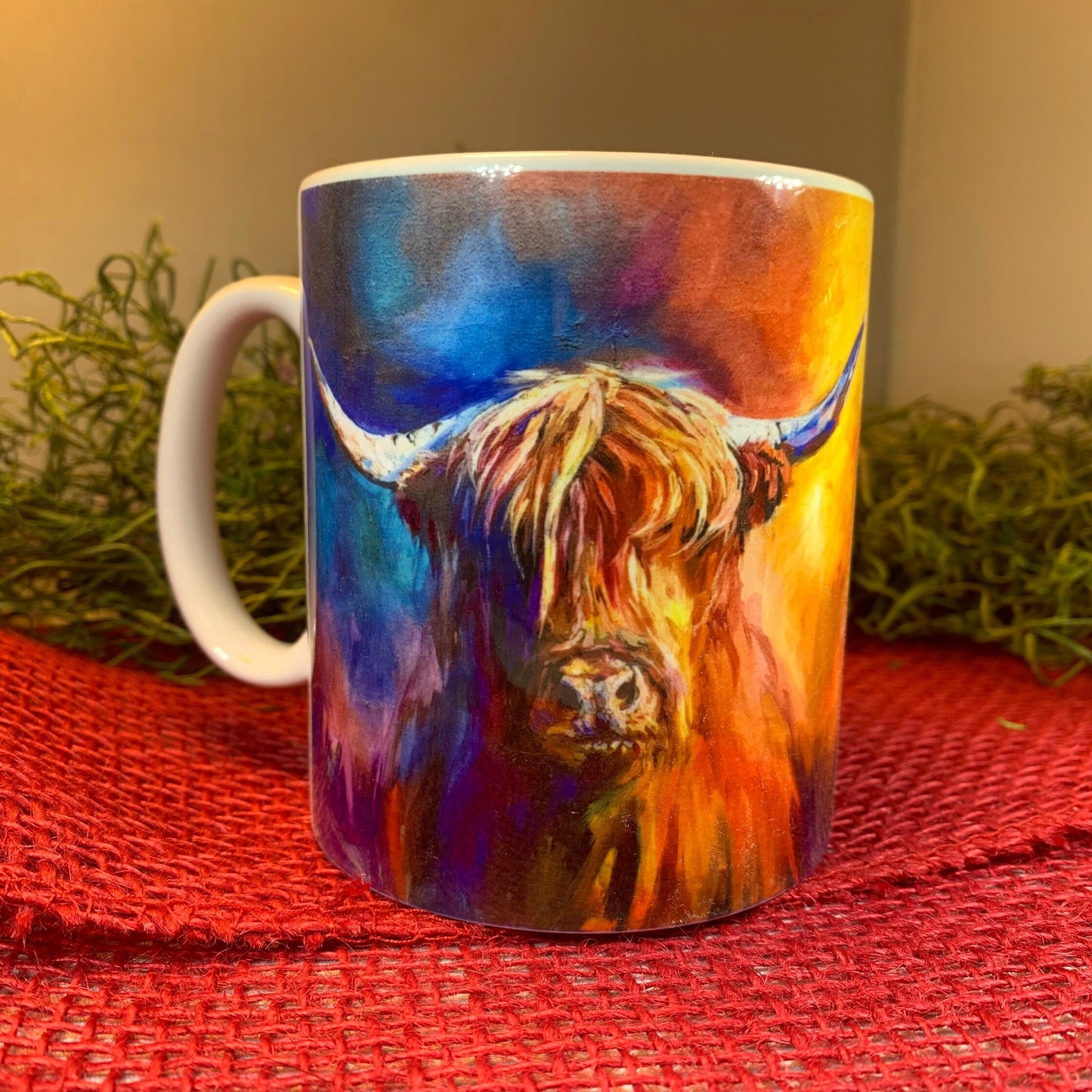 Harris Scottish Highland Cow Mug — view 6