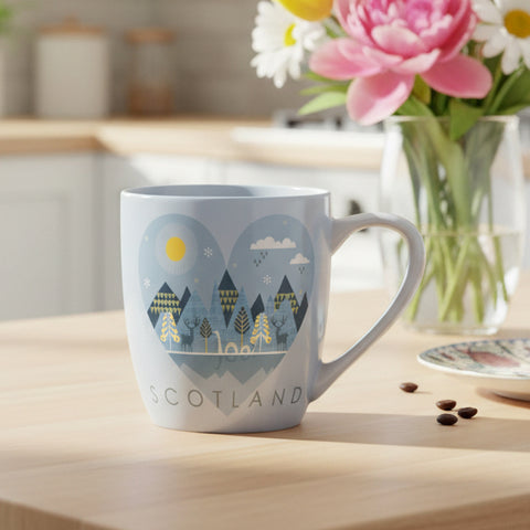 Load image into Gallery viewer, Scotland Mug, Scotland Gift, Scottish Mug, Ceramic Mug, Blue Mug, Outlander Gift, Coffee Mug Gift, Mom Gift, Dad Gift, Wife Gift
