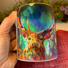 Load image into Gallery viewer, Scotland Mug, Scotland Gift, Stag Mug, Scottish Ceramic Mug, Stag Lover Gift, Outlander Gift, Coffee Mug Gift, Mom Gift, Dad Gift, Wife Gift
